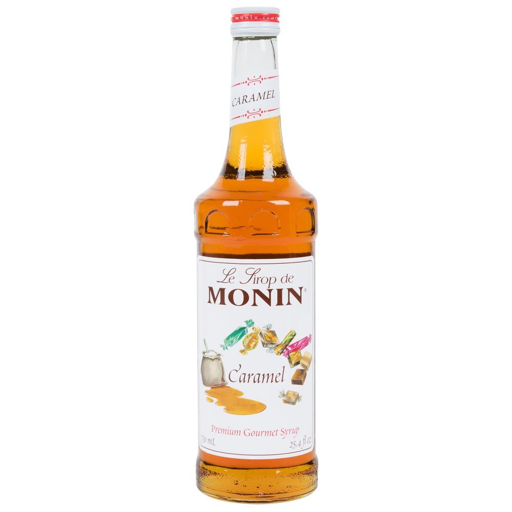MONIN CARAMEL SYRUP 6x1LTR / مونين شراب الكاراميل 1 لتر