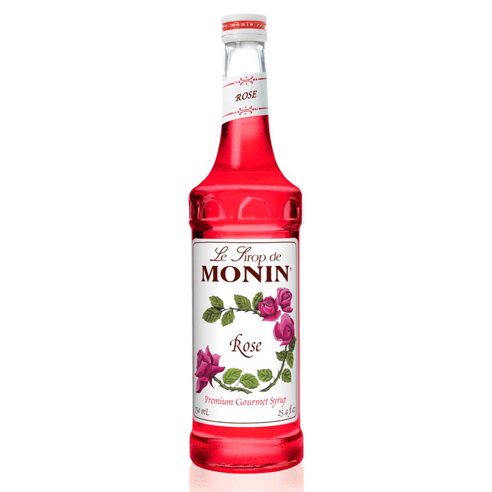 MONIN ROSE SYRUP 6x1LTR / مونين شراب الورد 1 لتر