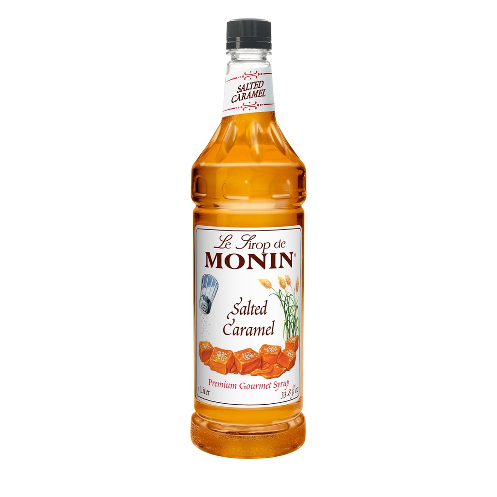 MONIN SALTED CARAMEL SYRUP 1L / مونين شراب كراميل مملح 1 لتر