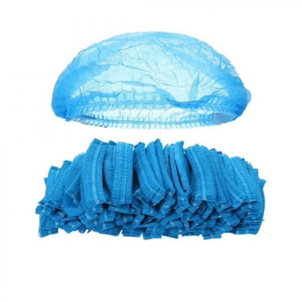 Blue head cover 1000 pieces / غطاء رأس ازرق كرتون 1000 حبة