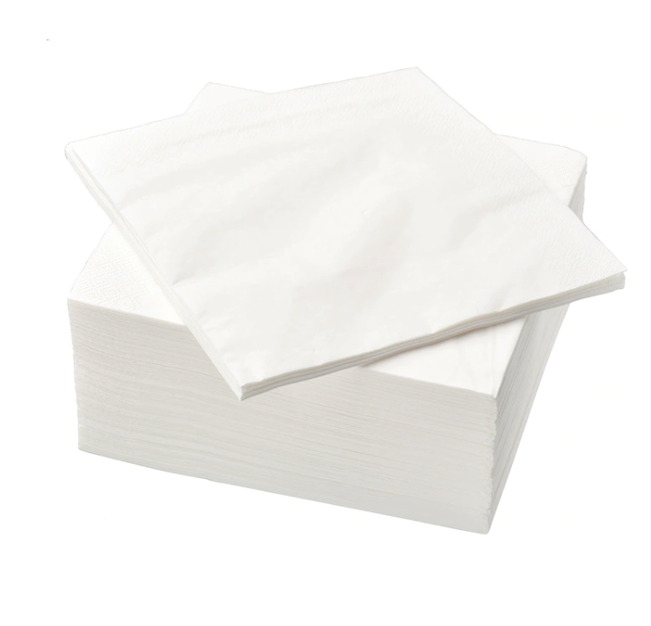 SPC Napkin Size 28x28 4000 PCS / مناديل نابكن مربع حجم 28*28 4000 حبة