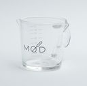 Shot glass 70 ML / كوب قياس زجاجي 70 مل مع مصب