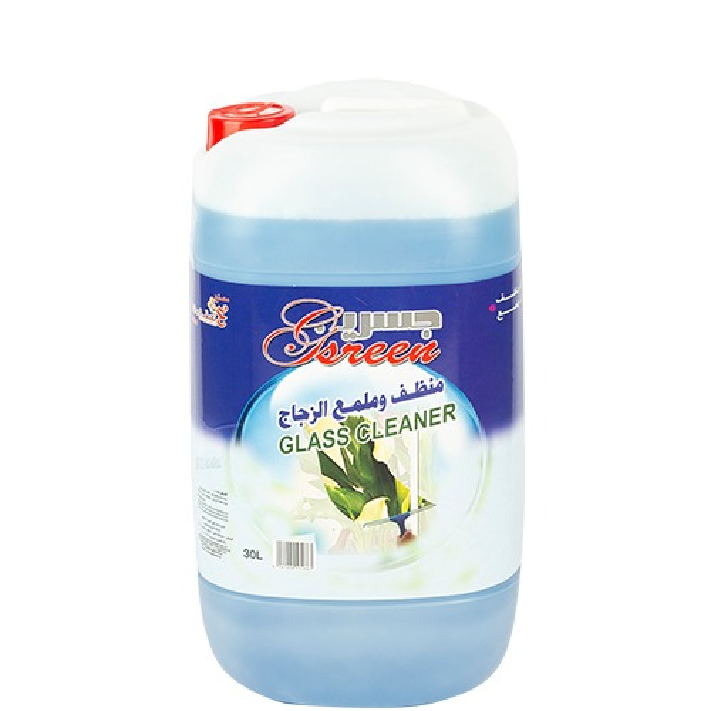 ‏JASREEN glass cleaner gallon, 30 liters / جاسرين منظف زجاج  30 لتر