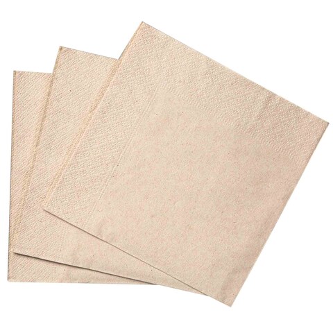 Brown Napkin Size 23x23 2000 PCS / مناديل نابكن بني مربع حجم 23*23 2000 حبة