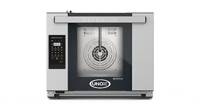 (XEFT-04HS-ELDV) UNOX BAKERLUX Convection Oven 4 Trays 46x33 - ARIANNA / أونوكس بيكر لوكس فرن حراري 4 صواني 46*33 - اريانا