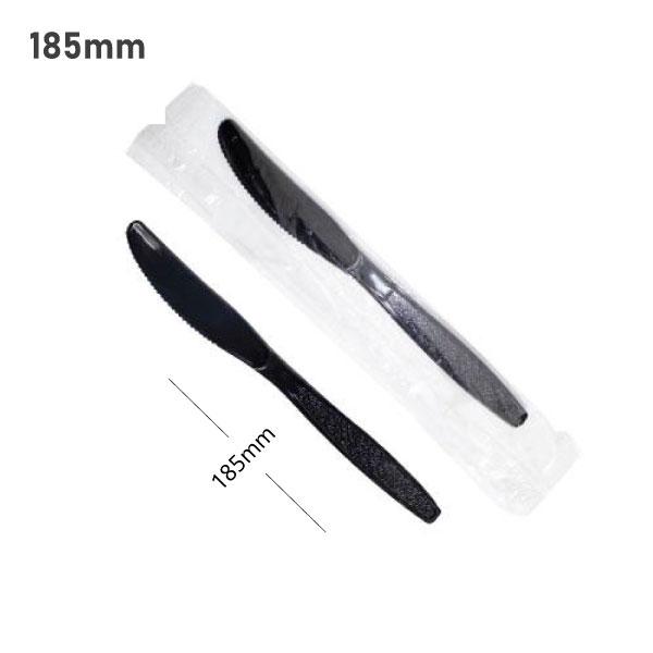 Plastic Knives black packed 1000 pieces small CTN / سكين بلاستيك مغلف اسود  كرتون صغير 1000 حبة  