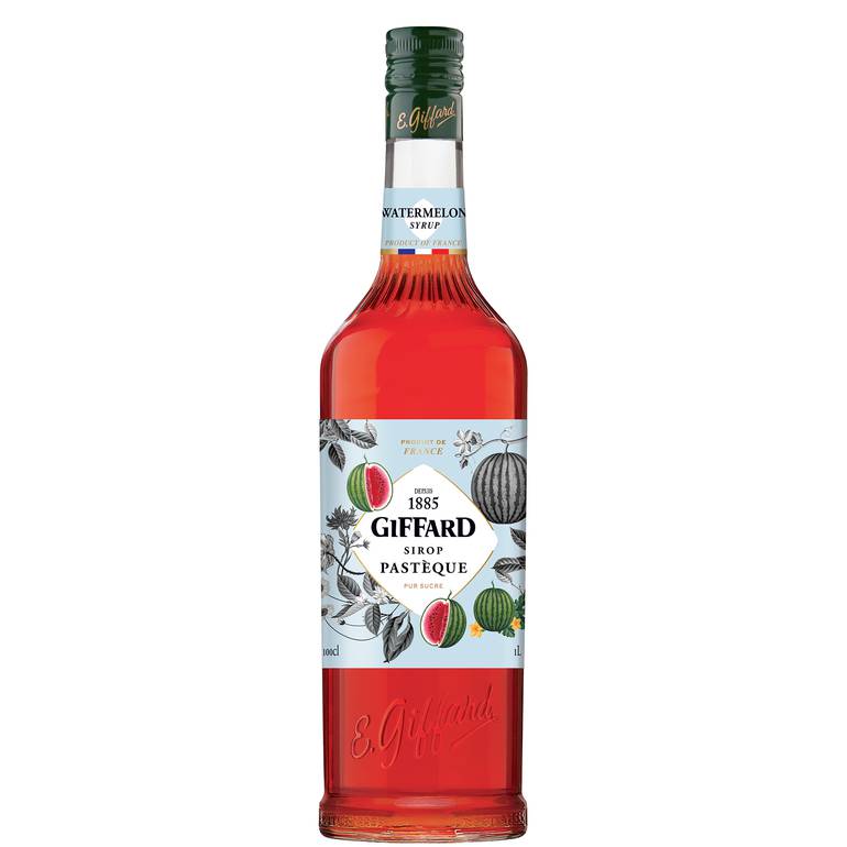 Giffard Syrup Watermelon  - carton 6 pieces /  شراب البطيخ - جيفارد 1 لتر - كرتون 6 حبات