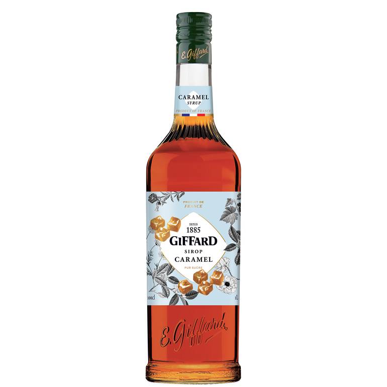 Giffard Syrup Caramel - carton 6 pieces /  شراب الكراميل - جيفارد 1 لتر - كرتون 6 حبات