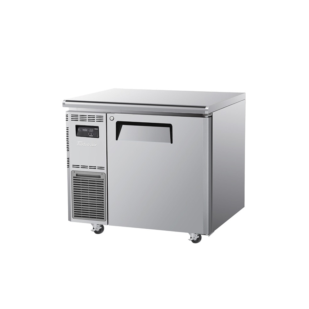 TURBO AIR: Steel Under Counter Refrigerator 198L//7Ft Model: KUR9-1 // اندر كاونتر ثلاجة ستيل 198 لتر - 7 قدم توربو اير