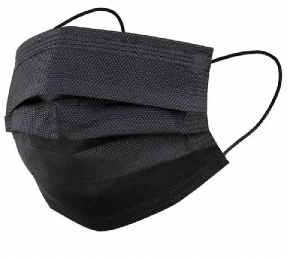 Masks black 2000 pieces / كمامات اسود كرتون كرتون 2000 حبة