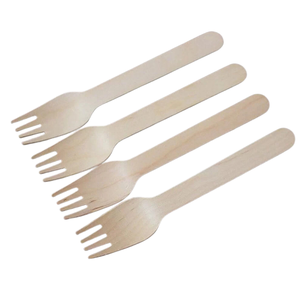 Wooden Forks 2000 pieces / شوك خشب كرتون 2000 حبة