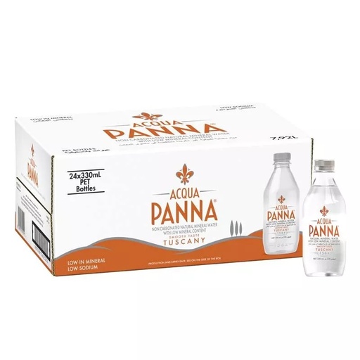 ACQUA PANNA MWT NATURAL 330ml PET / اكوا بانا مياه معدنية طبيعية 330 مل - بلاستيك