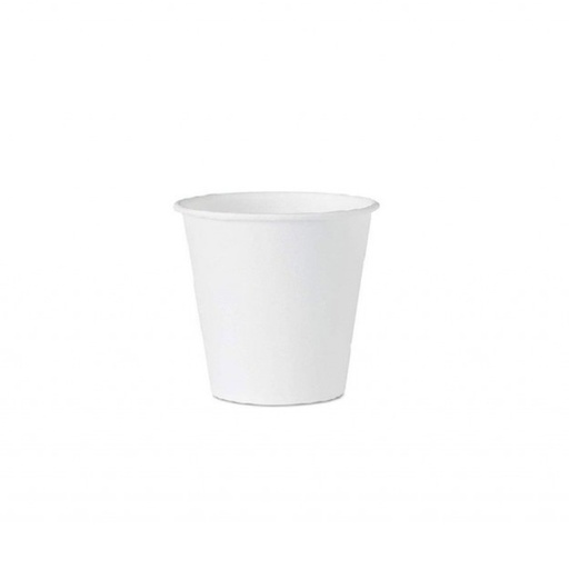 Paper cups 4 OZ single white, 1000 pieces // اكواب ورق 4 اونص سنقل ابيض كرتون 1000 حبه