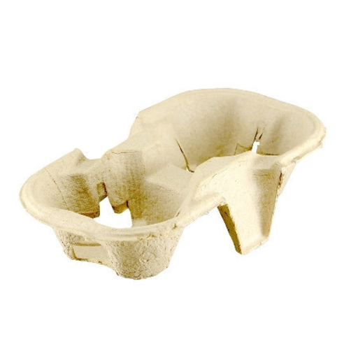 Cup Holder 2 cups 500 Pieces / حامل اكواب ثنائي كرتون 500 حبة 