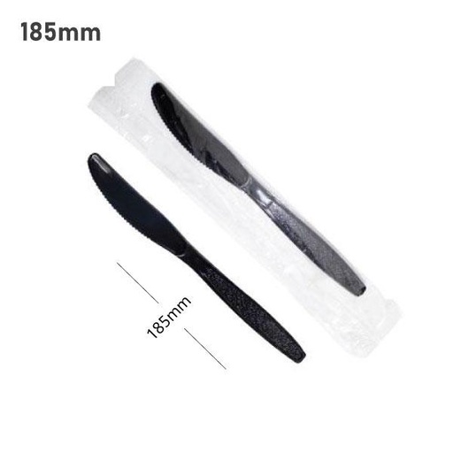 Plastic Knives black packed 1000 pieces small CTN // سكين بلاستيك مغلف اسود  كرتون صغير 1000 حبة  