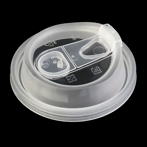 90mm Plastic Clear Lid MULTI 1000 ctn // غطاء كوب 90 مم بلاستيك حراري شفاف  1000 حبة  