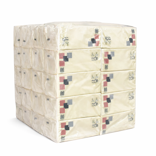 Rozina Soft Paper Tissues 500 Tissues x 40 Packs  / عدد 40 عبوة مناديل روزينا 500 منديل في كل علبة 