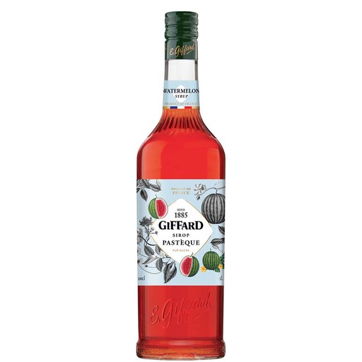 Giffard Syrup Watermelon  - carton 6 pieces //  شراب البطيخ - جيفارد 1 لتر - كرتون 6 حبات