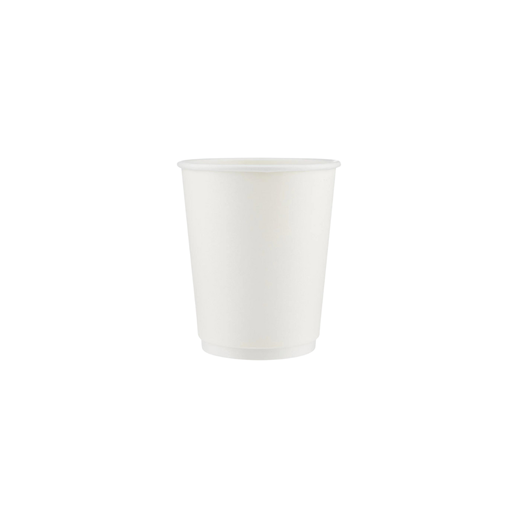8 oz Double Wall White Paper Cup 500//ctn // اكواب ورق 8 اونص دبل ابيض 500 حبة